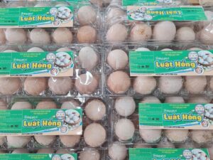 Trứng Gà ri Luật Hồng vỉ 10 quả